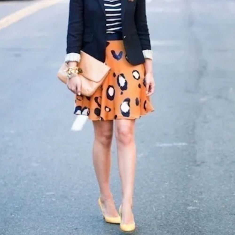 3.1 Phillip Lim for Target Orange and Black Skirt